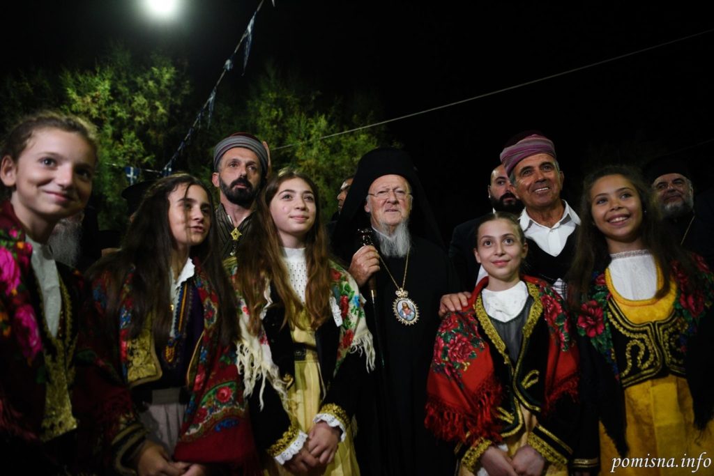 The Ecumenical Patriarch at the Holy Monastery of the Dormition of the Theotokos in Thassos