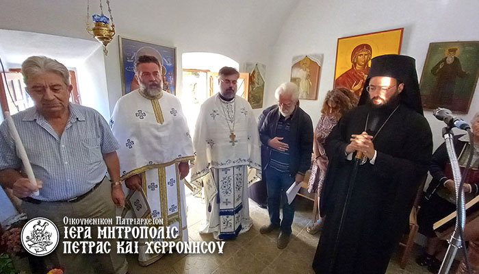 Εορτή των Αγίων και Δικαίων Θεοπατόρων Ιωακείμ και Άννης στη Νεάπολη Λασιθίου