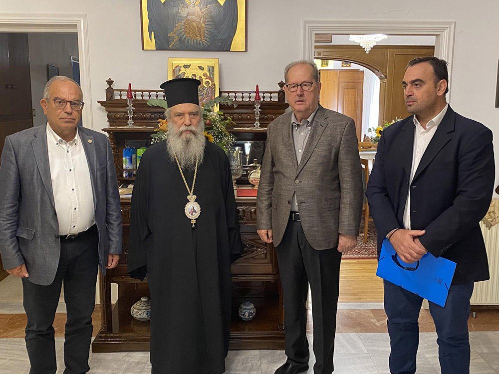 Συνάντηση Μητροπολίτη Σπάρτης με τον Περιφερειάρχη Πελοποννήσου