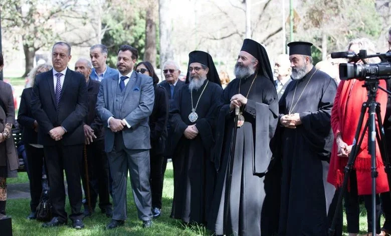 The Archbishop of Australia was declared Patron-Guardian of the Australian-Greek Memorial in Melbourne