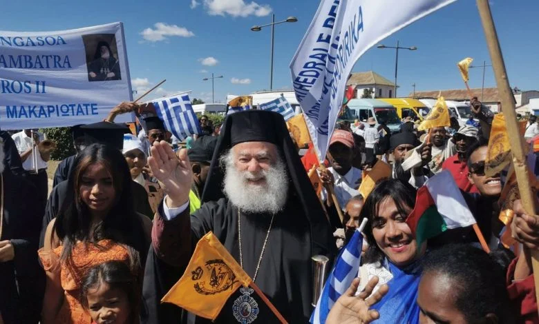 Patriarch Theodoros II of Alexandria arrives in Madagascar