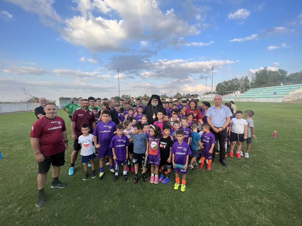 Ο Μητροπολίτης Ταμασού τέλεσε αγιασμό στον αθλητικό σύλλογο «Εληά» Λυθροδόντα