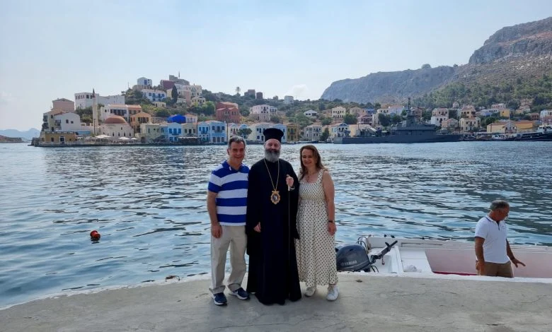 The Archbishop of Australia in Kastellorizo, Greece