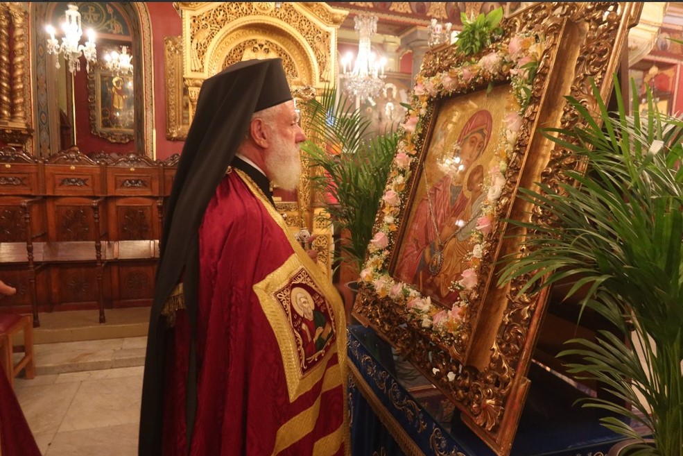 Η εορτή της Παναγίας της Φανερωμένης στην Ερμούπολη
