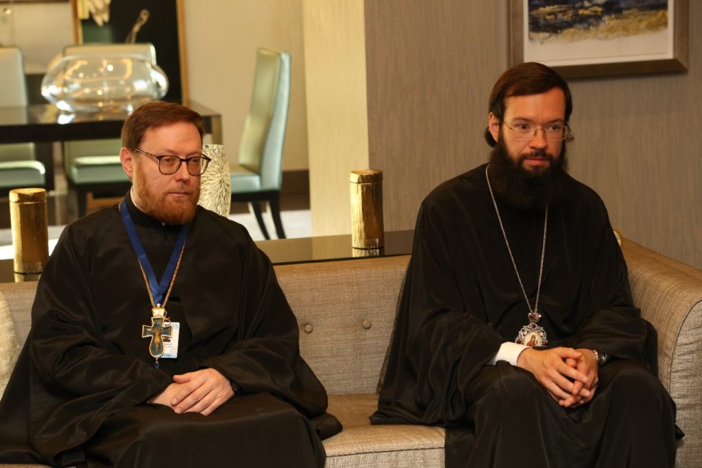 Состоялась встреча митрополита Антония с Шейх-уль-исламом Аллахшукюром Паша-заде