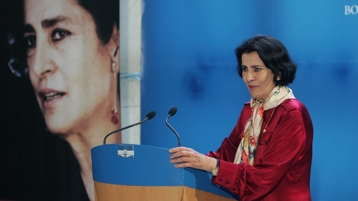 Footage of when late Irene Papas chanted glorious Ti Ypermacho Stratigo hymn in Hagia Sophia