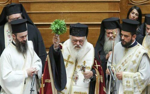 Την έναρξη της νέας κοινοβουλευτικής περιόδου θα ευλογήσει ο Αρχιεπίσκοπος Ιερώνυμος