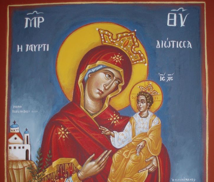 Ιερά Αγρυπνία για την εορτή της Παναγίας της Μυρτιδιώτισσας στο Ηράκλειο Αττικής