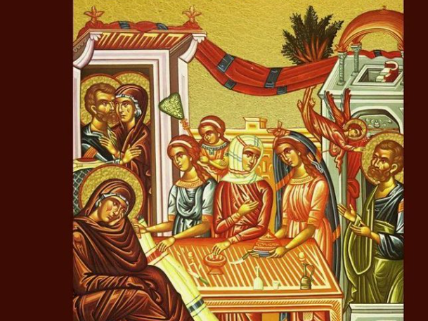 Lindja e Hyjlindëses Mari. Dëshmorët Seviri, Artemidori