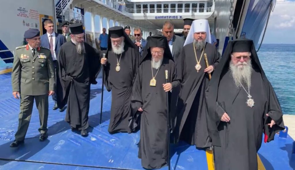 Η άφιξη Πατριάρχη, Αρχιεπισκόπου και Κιέβου Επιφανίου στη Θάσο