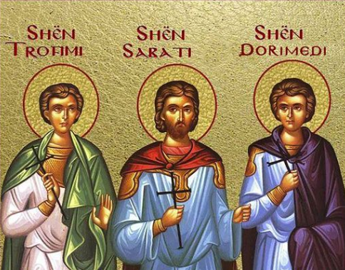 DËSHMORËT TROFIMI, SABATI E DORIMEDI