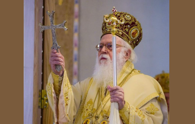 Fjala e Kryepiskopit Anastas mbajtur në fund të Liturgjisë Hyjnore – E Diela Pas Lartësimit të Kryqit, Katedralja “Ngjallja e Krishtit” Tiranë