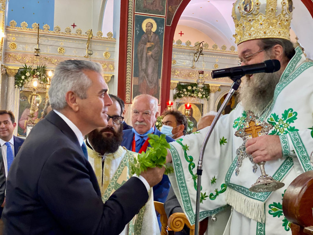 Τι δήλωσε ο ΓΓ της ΔΣΟ Μ. Χαρακόπουλος για τον συμβολισμό του Τιμίου Σταυρού από τη Χίο