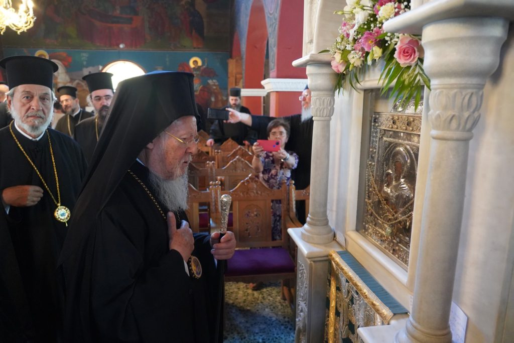 Η επίσκεψη του Οικουμενικού Πατριάρχη στην Ιερά Μονή Παναγίας Φανερωμένης Βαθυρρύακος