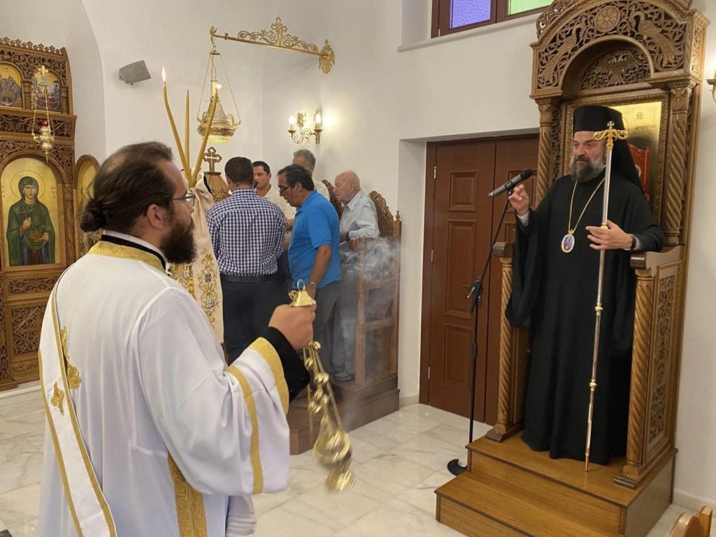 Πανηγυρικός Εσπερινός στον Άγιο Συμεών τον Στυλίτη στο Μονόλιθο