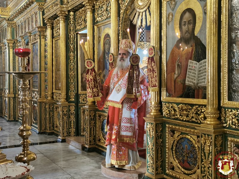 Η μνήμη της Αποτομής της Κεφαλής του Τιμίου Προδρόμου στο Πατριαρχείο Ιεροσολύμων