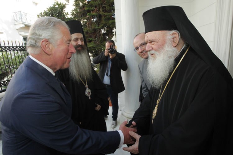 Αρχιεπίσκοπος Ιερώνυμος σε Κάρολο Γ’: Η σοφία και η πείρα της Βασιλίσσης θα παραμείνουν ανυπέρβλητες