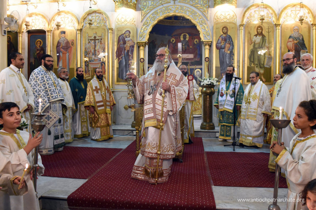 Η Ύψωση του Τιμίου Σταυρού στο Πατριαρχείο Αντιοχείας (ΦΩΤΟ)