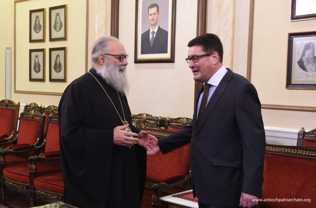 Στον Πατριάρχη Αντιοχείας ο νέος Πρέσβης της Ουγγαρίας στη Δαμασκό
