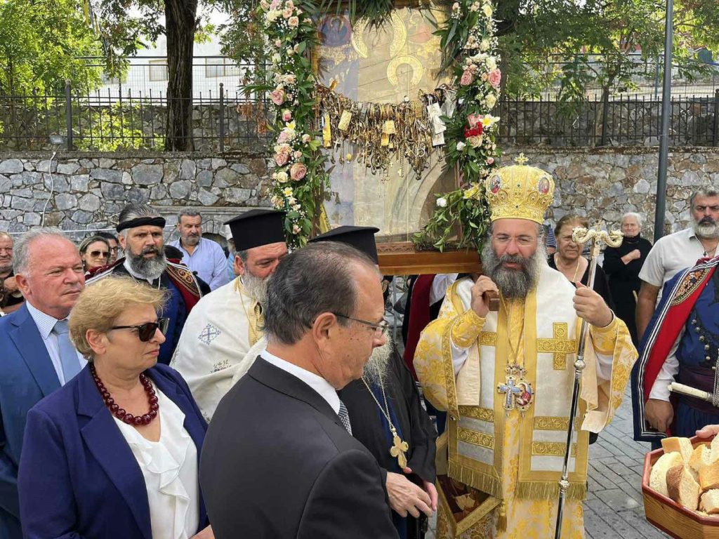 Προσκυνητές από όλη την Κρήτη στην πανηγυρίζουσα Μονή Παναγίας Αντιφωνητρίας
