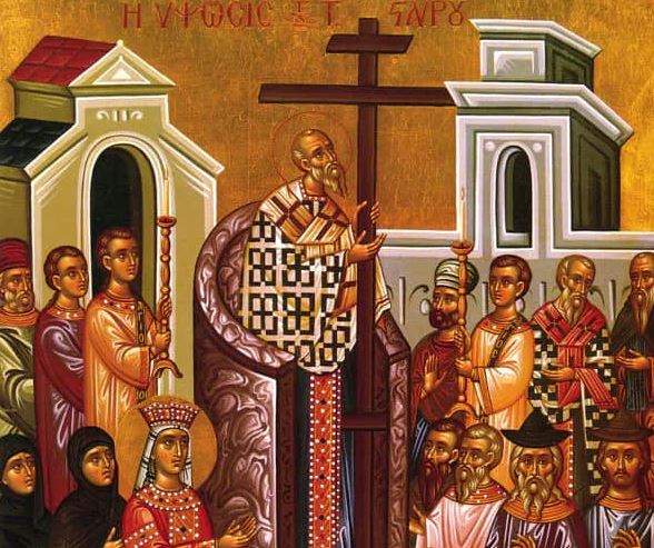 Great feast day of the Elevation of the Venerable and Life-Giving Cross today
