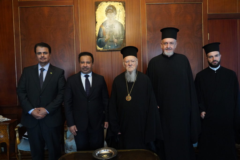 Ecumenical Patriarch Bartholomew receives Saudi general consul in Bosporus metropolis