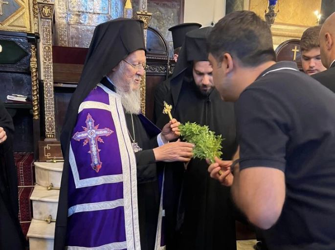 Ecumenical Patriarch Bartholomew receives US Amb. at large for int’l religious freedom Rashad Hussain