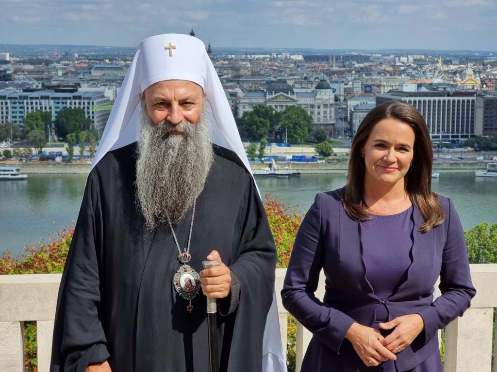 Στην Πρόεδρο της Ουγγαρίας ο Πατριάρχης Σερβίας
