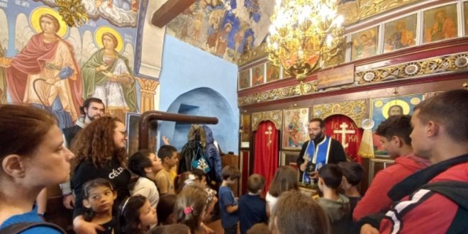 Деца от пет неделни училища изпълниха празнична програма в храма „Св. великомъченик Георги Победоносец“ в Кокаляне