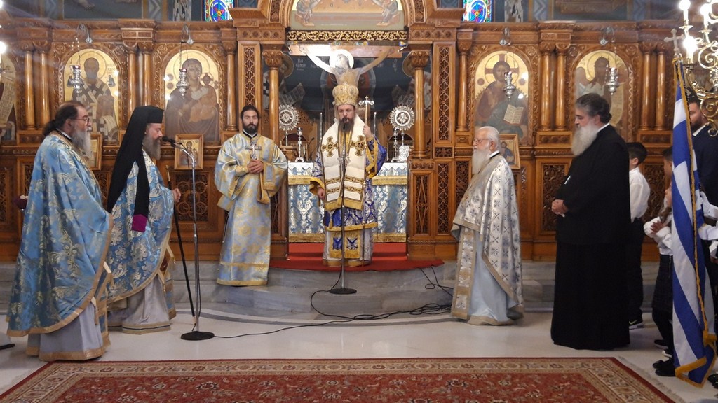 Στον Μητροπολιτικό Ιερό Ναό Αγίου Νικολάου Βόλου, ο Μητροπολίτης Αιτωλίας για την εορτή της Αγίας Σκέπης