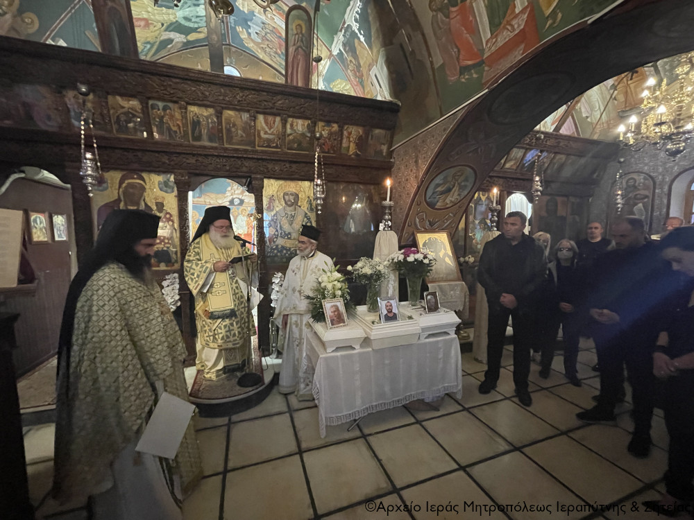 Ο Μητροπολίτης Ιεραπύτνης στον Ιερό Ναό Μεταμορφώσεως Κυρίου Κάτω Μεράς Ιεράπετρας