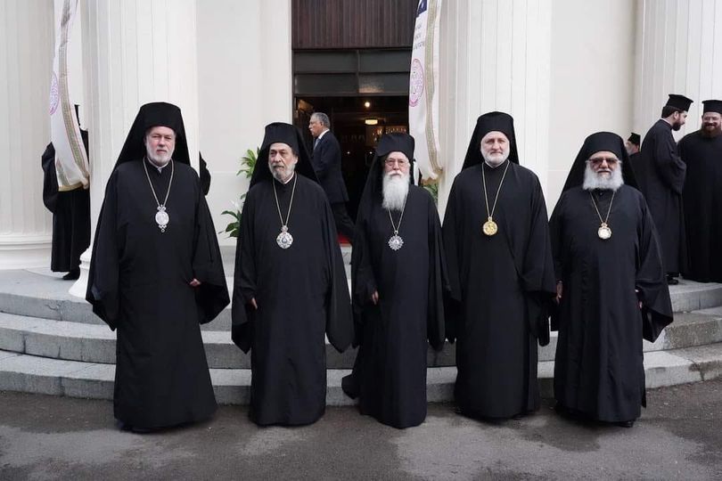 الوفد المرافق لصاحب القداسة الى ابرشية بريطانيا