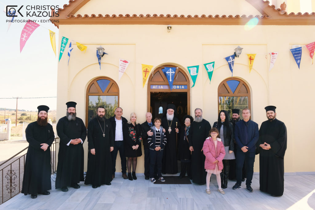 Εγκαινίαστηκε ο Ι.Ν. Αγίας Σοφίας στη Λήμνο από τον Μητροπολίτη Ιερόθεο