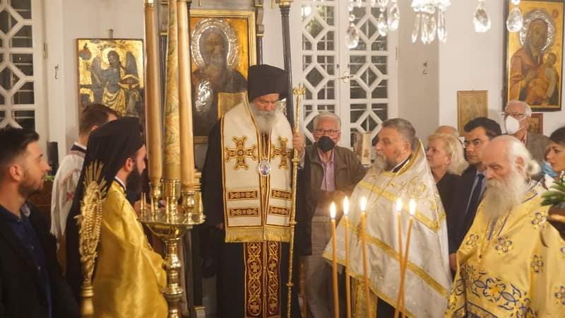 Μέγας Αρχιερατικός Εσπερινός του Αγίου Δημητρίου στην Ύδρα