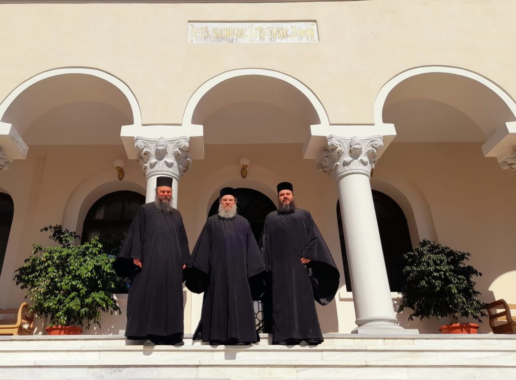 Επίσκεψη του Μητροπολίτη Ιερισσού στο Άγιον Όρος