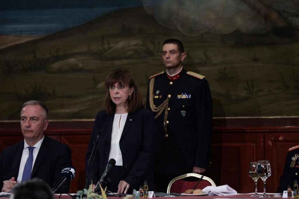 Θεσσαλονίκη: Ηχηρό μήνυμα Σακελλαροπούλου για την Τουρκική προκλητικότητα σε Ελλάδα και Κύπρο