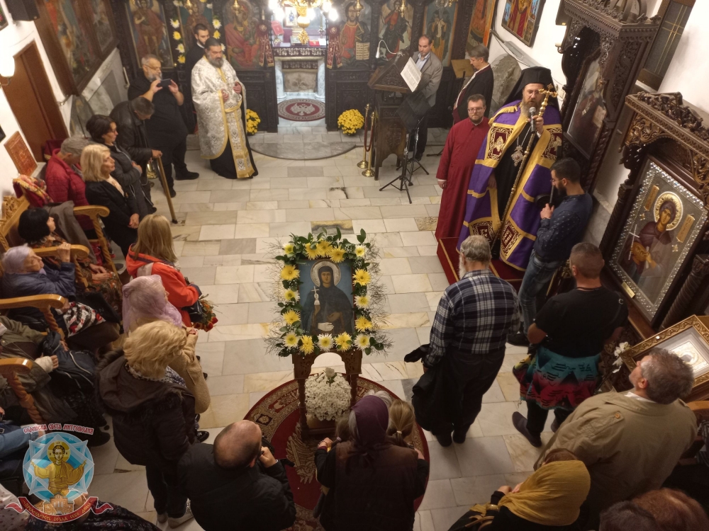 В навечерието на Петковден бе отслужена архиерейска вечерня