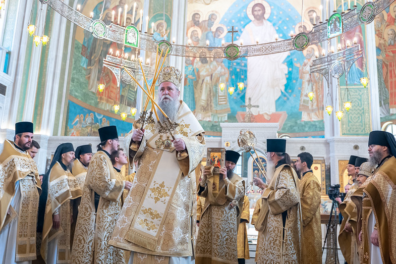 Митрополит Јоаникије богослужио у Сретењском манастиру у Москви