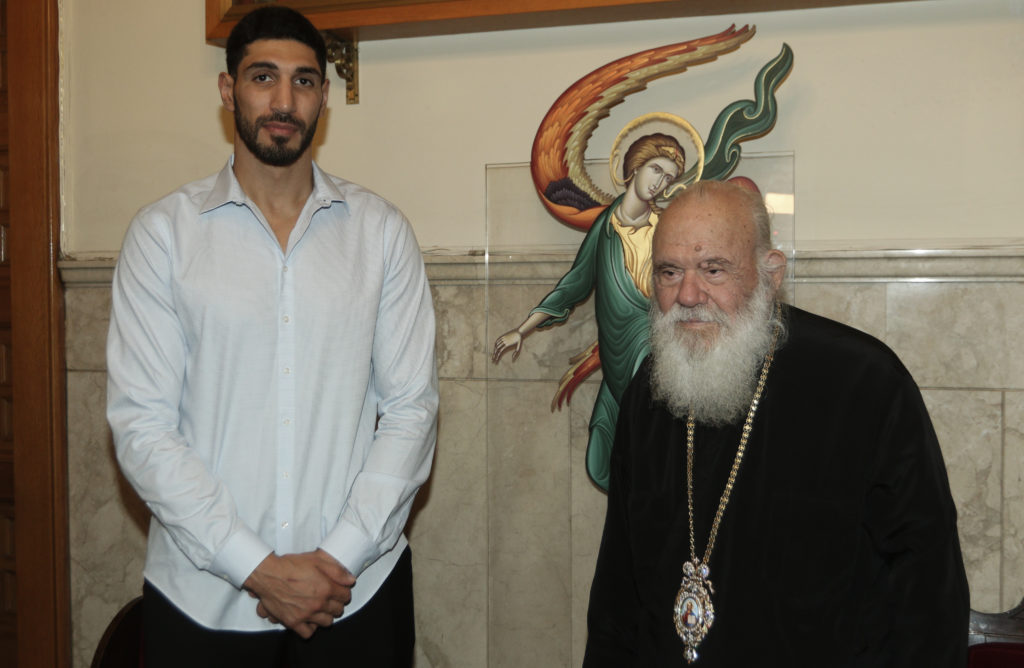 Ενές Καντέρ: Το μήνυμα για τον Αρχιεπίσκοπο Ιερώνυμο, η Αγία Σοφία και ο Ερντογάν