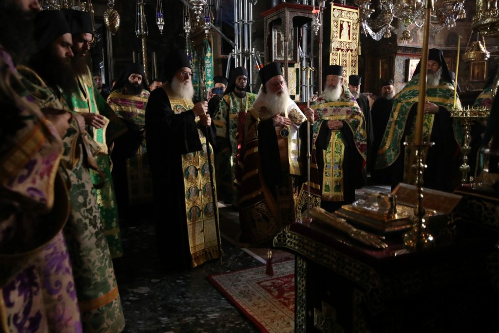 Ιερά Αγρυπνία επί τη εορτή του Αγίου Ευδοκίμου στην Ι.Μ.Μ. Βατοπαιδίου (ΦΩΤΟ)