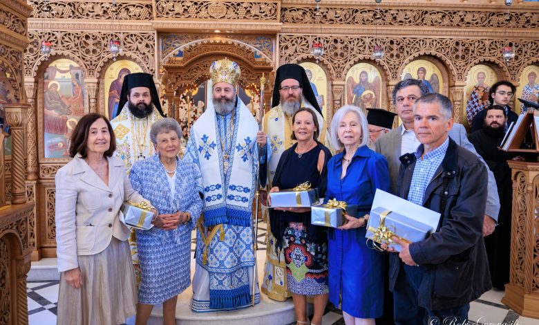 His Eminence Archbishop Makarios of Australia conducts the consecration of the Katholikon of the Holy Monastery of Saint John in Perth