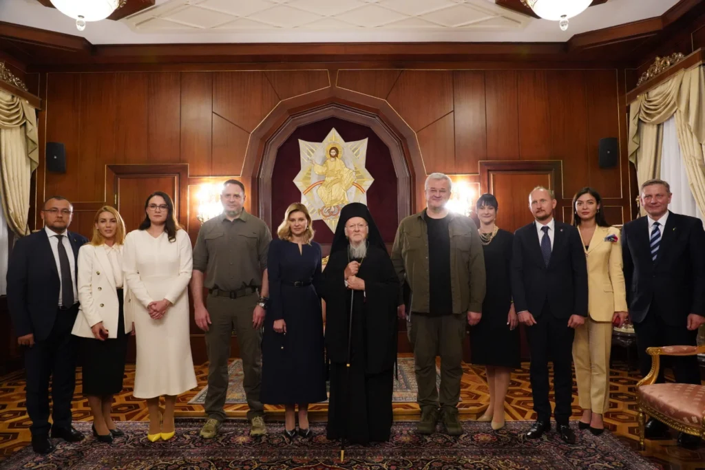 The First-lady of Ukraine at the Ecumenical Patriarchate