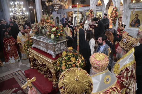 Feast day of Demetrios the Myrrh-streamer & Great Martyr of Thessaloniki today