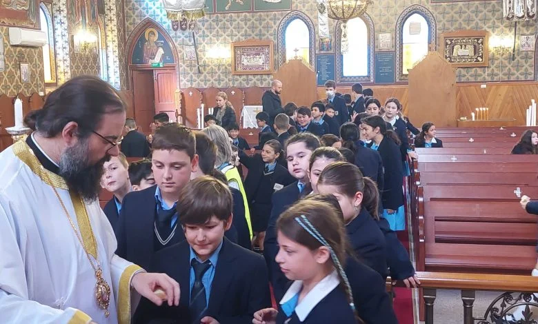 Northcote: Divine Liturgy for primary school students of Saint John College, Preston