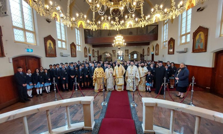 Divine Liturgy for the highschool students of Saint John’s College, Preston