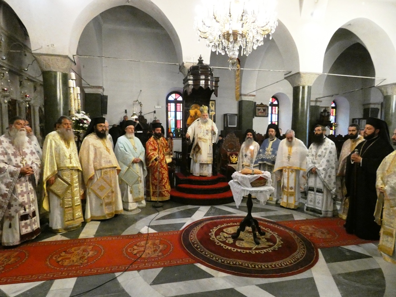 Ο εορτασμός της Ανακομιδής των Ιερών Λειψάνων του Αγίου Καλλινίκου και των Ελευθερίων της Νάξου