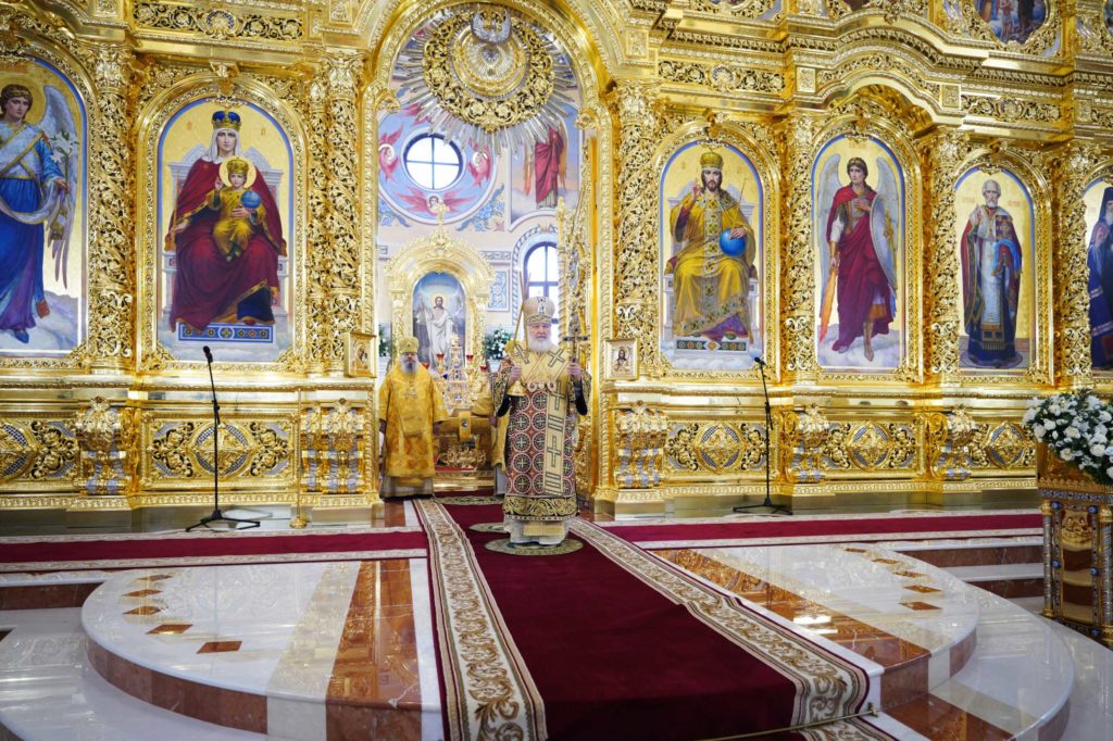 Слово Святейшего Патриарха Кирилла в Неделю 18-ю по Пятидесятнице после освящения Михаило-Архангельского кафедрального собора г. Архангельска