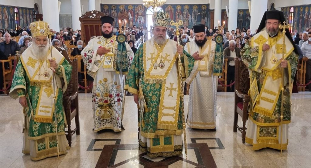 ﻿Πολυαρχιερατικό Συλλείτουργο στην Ι.Μ. Ταμασού