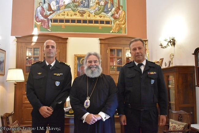Ο Επιθεωρητής του Λιμενικού Σώματος επισκέφθηκε τον Μητροπολίτη Μάνης