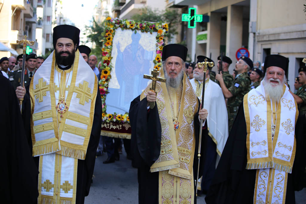 Ολοκληρώθηκαν οι λατρευτικές εκδηλώσεις στον Πολιούχο των Αθηνών (ΦΩΤΟ)